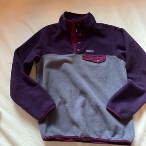 Patagonia Synchilla Snap-T Fleece - Size Small Purple